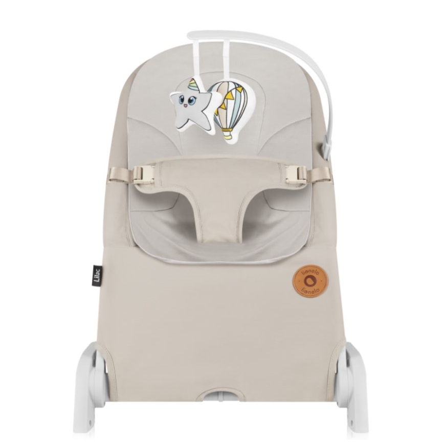 Lionelo - Baby rocker LILAC beige