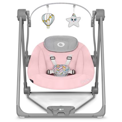 Lionelo - Baby Rocker OTTO 4xLR14 Pink Baby