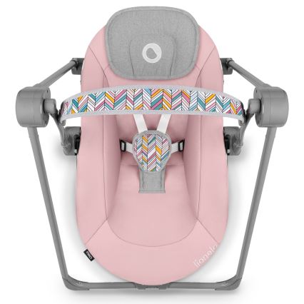 Lionelo - Baby Rocker OTTO 4xLR14 Pink Baby