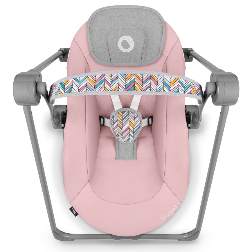Lionelo - Baby Rocker OTTO 4xLR14 Pink Baby