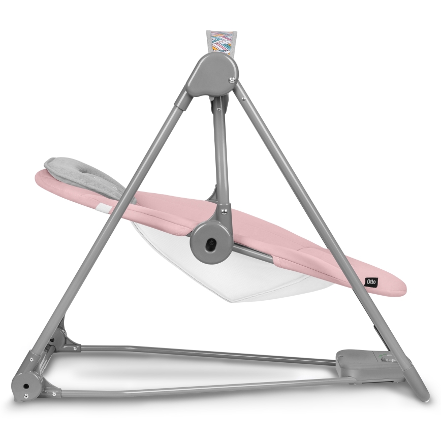 Lionelo - Baby Rocker OTTO 4xLR14 Pink Baby