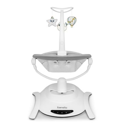 Lionelo - Baby rocker with melody BELLA Grey Concrete + remote control
