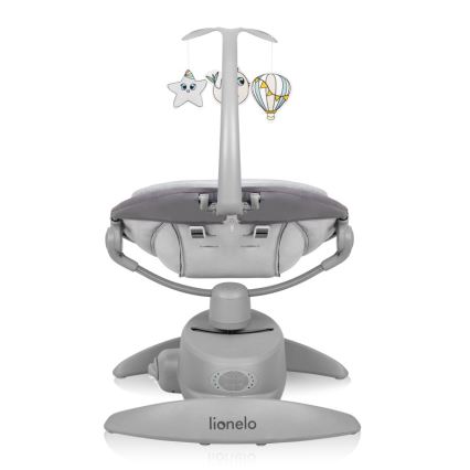 Lionelo - Baby rocker with melody MELL Grey Stone 4xAA + remote control