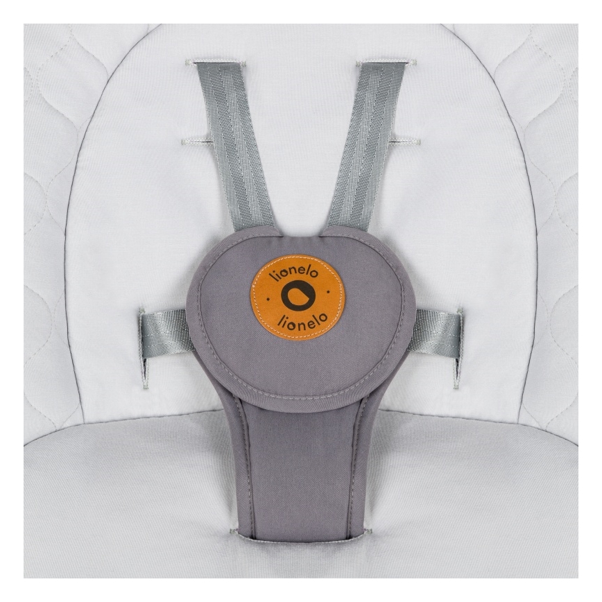 Lionelo - Baby rocker with melody MELL Grey Stone 4xAA + remote control