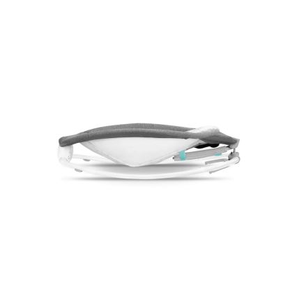 Lionelo - Baby vibrating rocker with melody PASCAL grey/turquoise