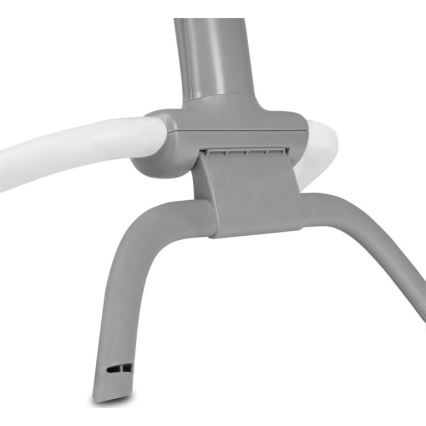 Lionelo - Baby vibrating rocker with melody PASCAL grey/turquoise