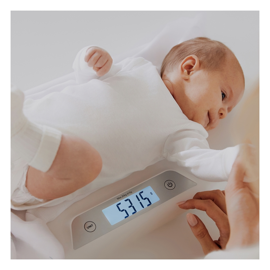 Lionelo - BABYBALANCE Baby Scale 3xAAA