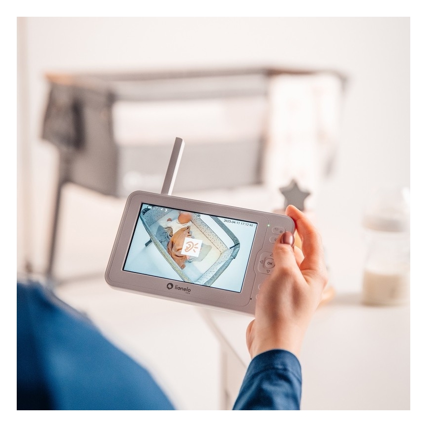 Lionelo - BABYLINE 6.2 Baby Monitor with Display, 5V, 3600 mAh