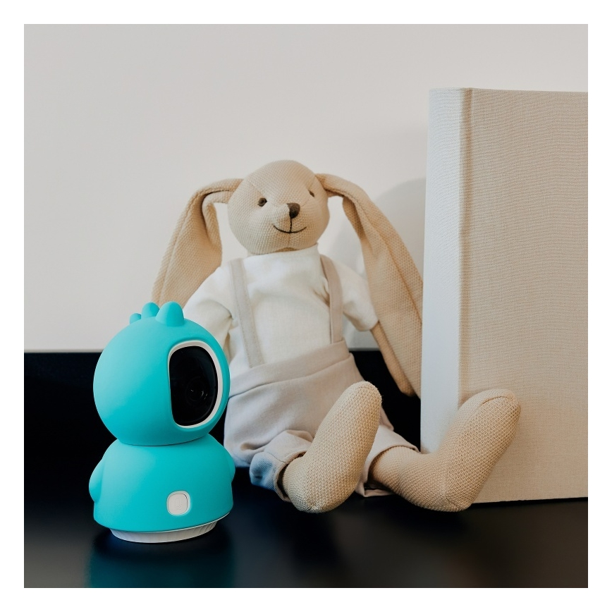 Lionelo - BABYLINE VIEW Smart Baby Monitor, Wi‑Fi, 5V, White
