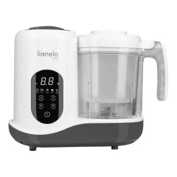 Lionelo - BABYMENU 5-in-1 Baby Food Steamer 110W/230V white/gray