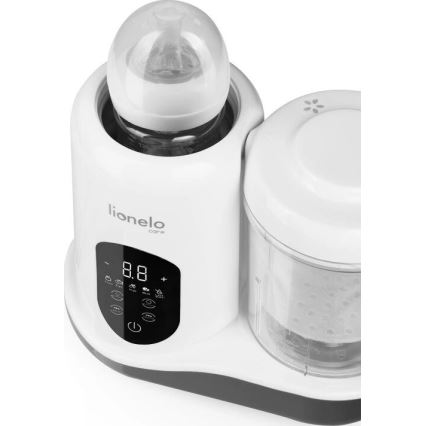 Lionelo - BABYMENU 5-in-1 Baby Food Steamer 110W/230V white/gray