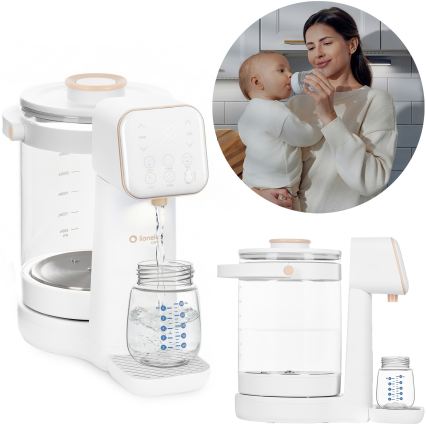 Lionelo - BABYPRESTO 2.0 Infant Formula Maker 1200W/230V White