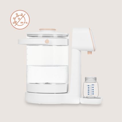 Lionelo - BABYPRESTO 2.0 Infant Formula Maker 1200W/230V White