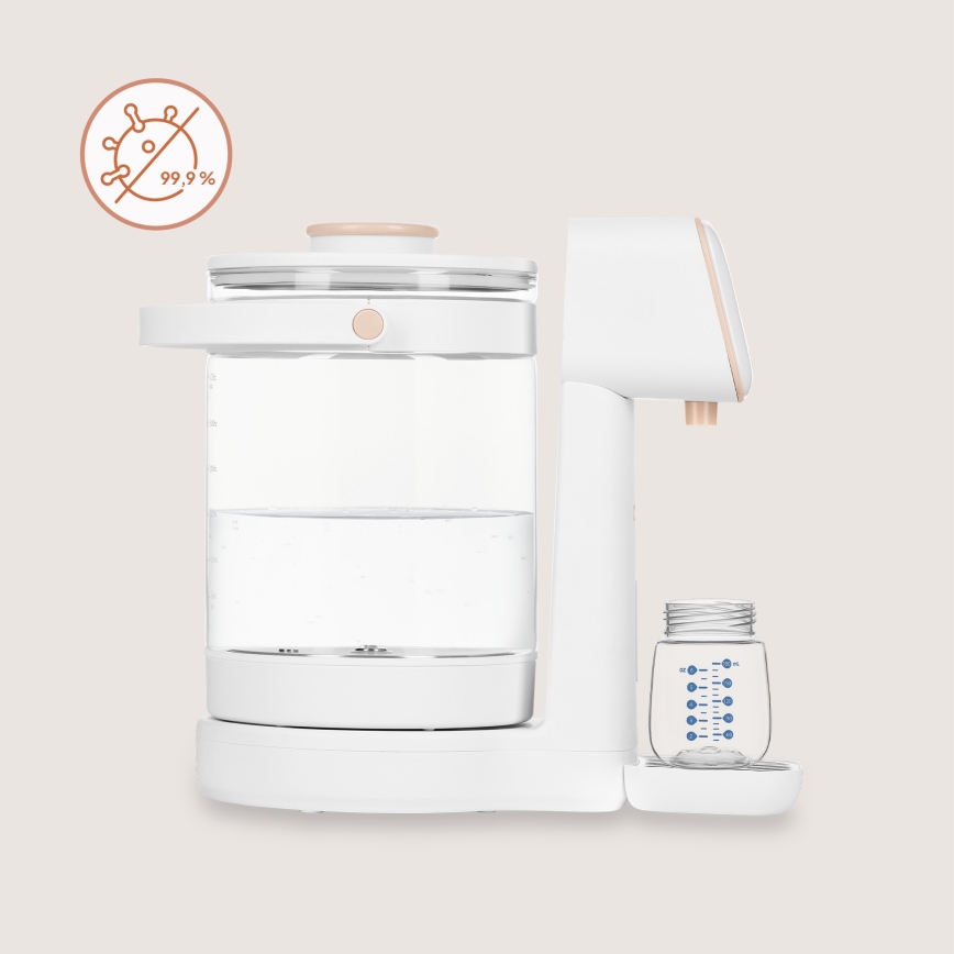Lionelo - BABYPRESTO 2.0 Infant Formula Maker 1200W/230V White
