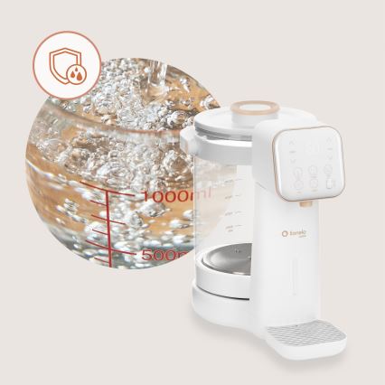 Lionelo - BABYPRESTO 2.0 Infant Formula Maker 1200W/230V White