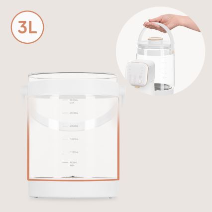 Lionelo - BABYPRESTO 2.0 Infant Formula Maker 1200W/230V White