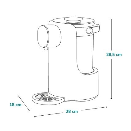 Lionelo - BABYPRESTO Bottle Warmer 1000W/230V White