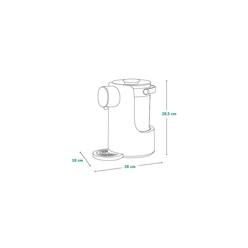 Lionelo - BABYPRESTO Bottle Warmer 1000W/230V White