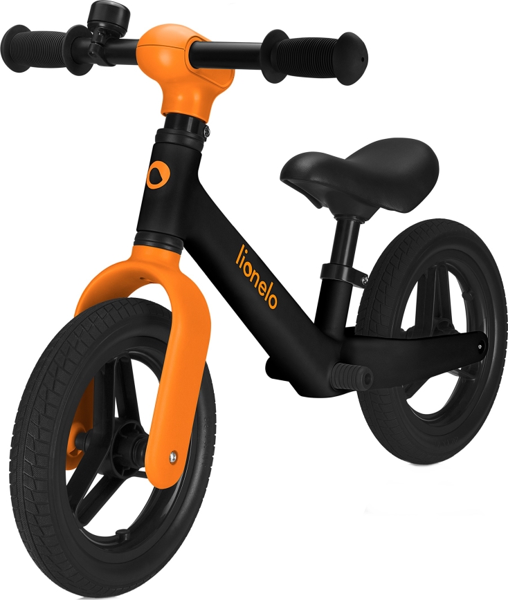 Lionelo - Balance bike TONI Black Orange