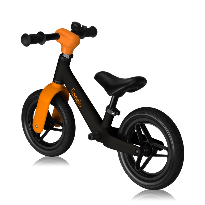 Lionelo - Balance bike TONI Black Orange