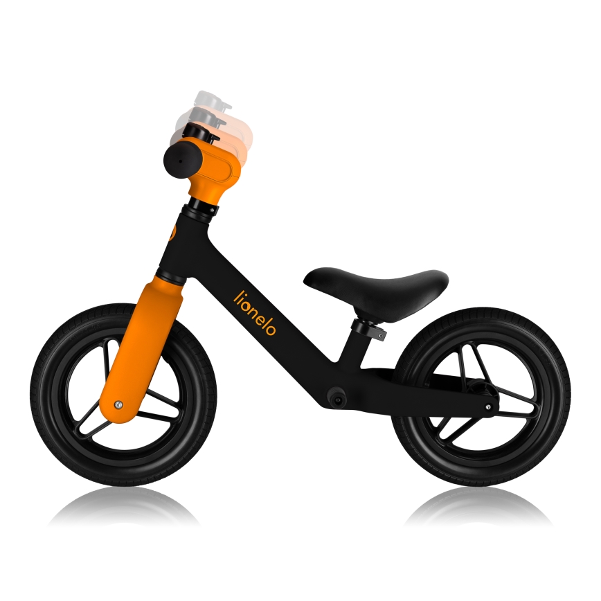 Lionelo - Balance bike TONI Black Orange