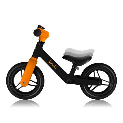 Lionelo - Balance bike TONI Black Orange
