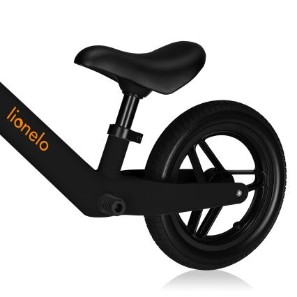 Lionelo - Balance bike TONI Black Orange