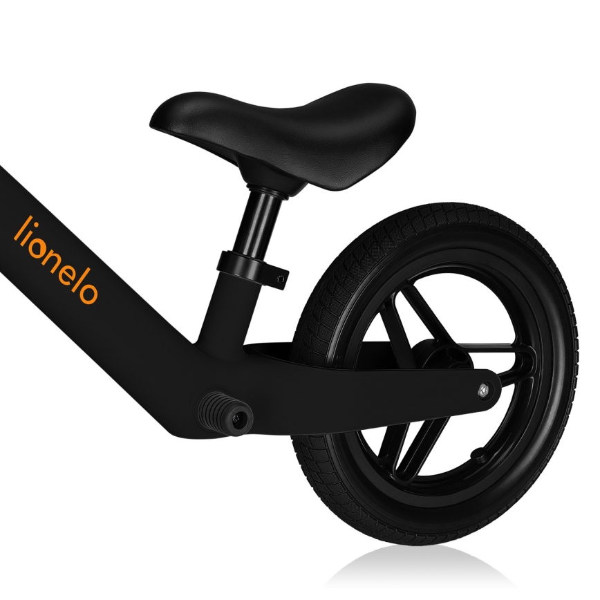 Lionelo - Balance bike TONI Black Orange