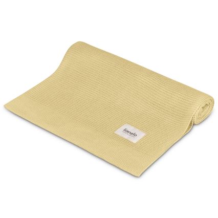 Lionelo - Bamboo blanket BAMBOO BLANKET 75x100 cm Yellow Lemon