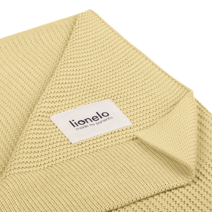 Lionelo - Bamboo blanket BAMBOO BLANKET 75x100 cm Yellow Lemon