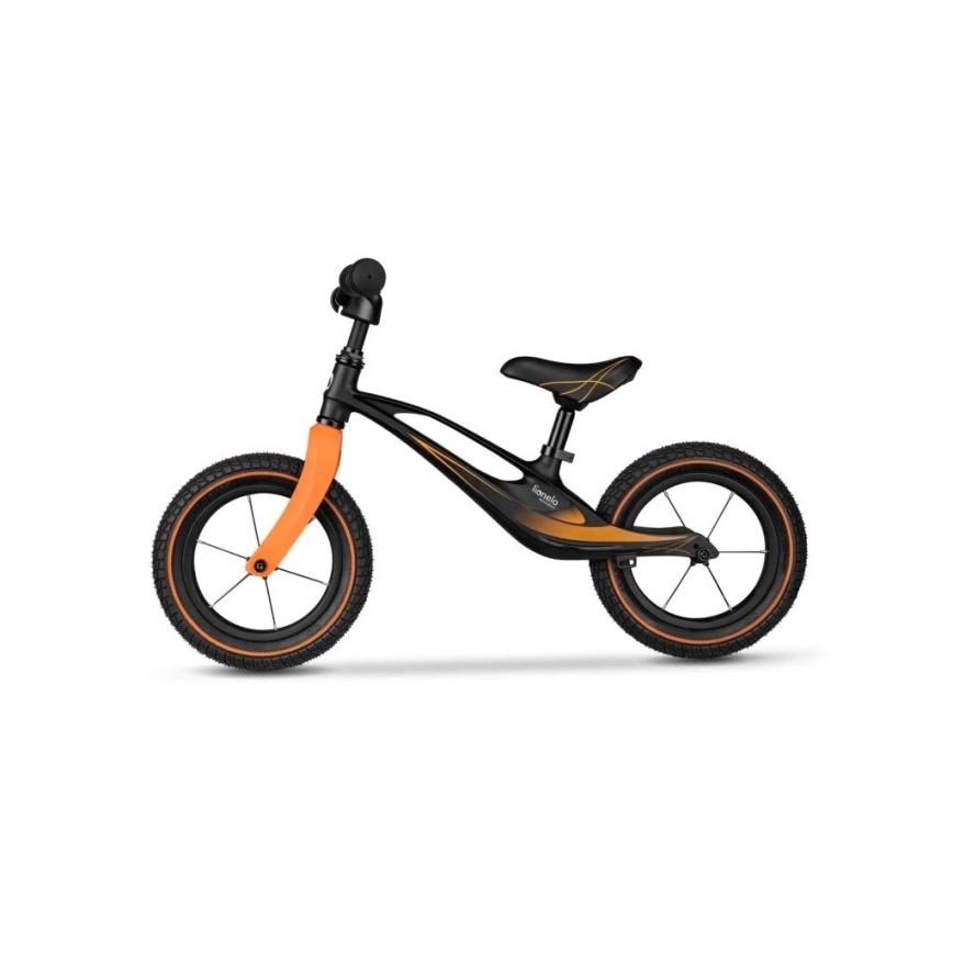 Lionelo - BART AIR Balance Bike, Black/Orange