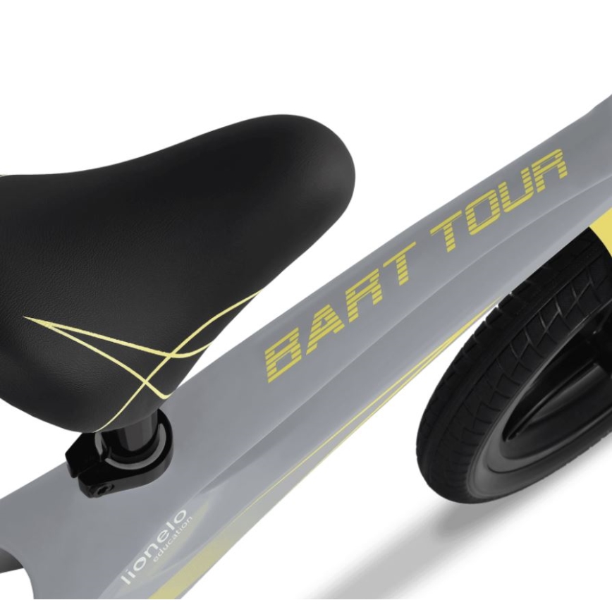 Lionelo - BART TOUR Balance Bike grey/yellow