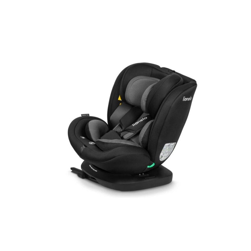 Lionelo - BASTIAAN i-Size Car Seat 40-150 cm Black/Grey