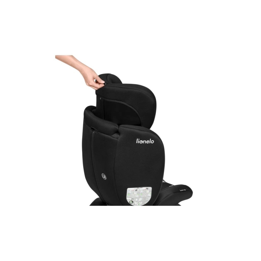 Lionelo - BASTIAAN i-Size Car Seat 40-150 cm Black/Grey