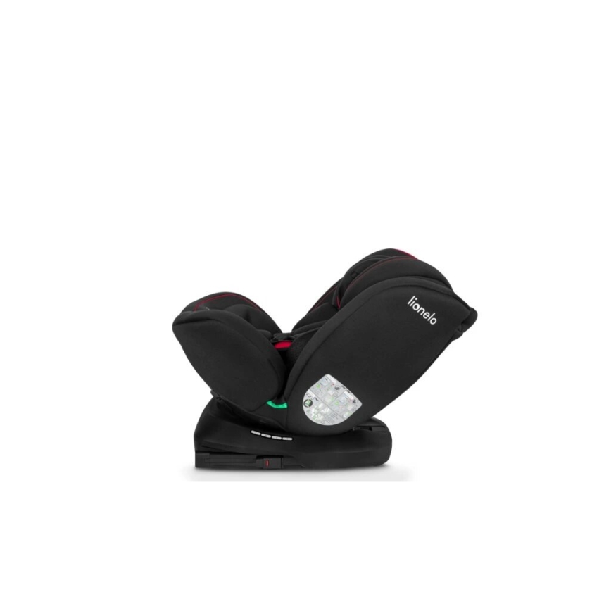 Lionelo - BASTIAAN i-Size Car Seat 40-150 cm Black/Red