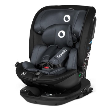 Lionelo - BASTIAAN i-Size car seat with swivel base 40-150 cm Grey Stone