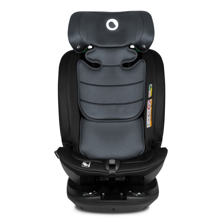 Lionelo - BASTIAAN i-Size car seat with swivel base 40-150 cm Grey Stone