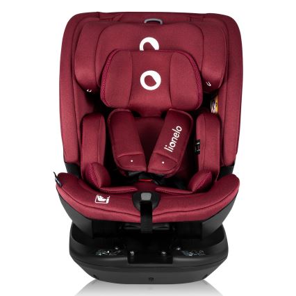 Lionelo - BASTIAAN i-Size Rotating Base Car Seat 40-150 cm Red Burgundy