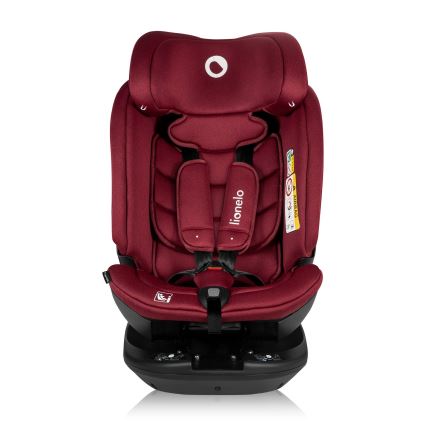Lionelo - BASTIAAN i-Size Rotating Base Car Seat 40-150 cm Red Burgundy