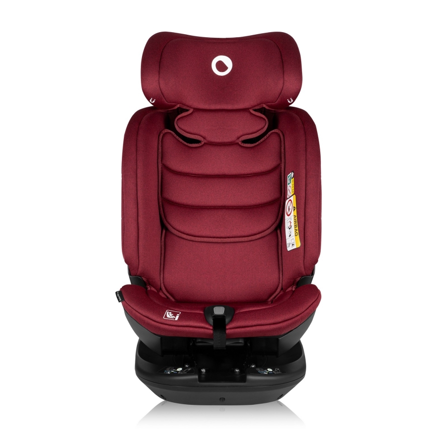 Lionelo - BASTIAAN i-Size Rotating Base Car Seat 40-150 cm Red Burgundy