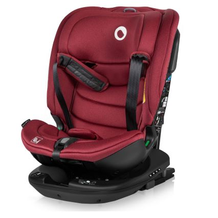Lionelo - BASTIAAN i-Size Rotating Base Car Seat 40-150 cm Red Burgundy