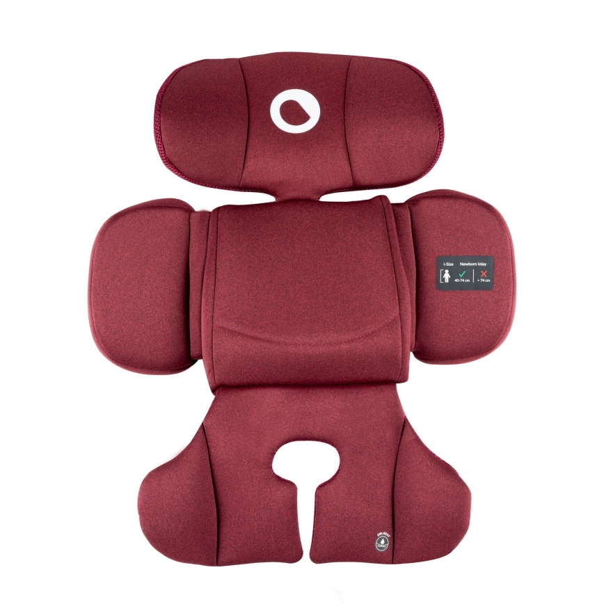 Lionelo - BASTIAAN i-Size Rotating Base Car Seat 40-150 cm Red Burgundy