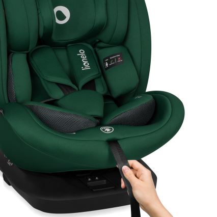 Lionelo - BASTIAAN i-Size Rotating Car Seat with Base 40-150 cm Green Forest