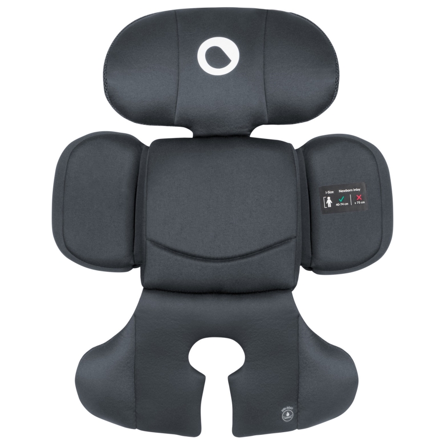 Lionelo - BASTIAAN i-Size Rotating Car Seat with Base, 40–150 cm, Grey Stone