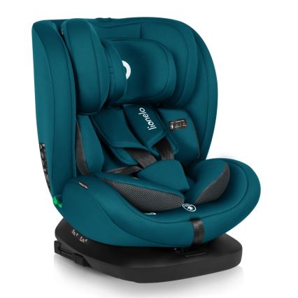 Lionelo - BASTIAAN i-Size Rotating Child Car Seat with Base, 40–150 cm, Blue Indigo
