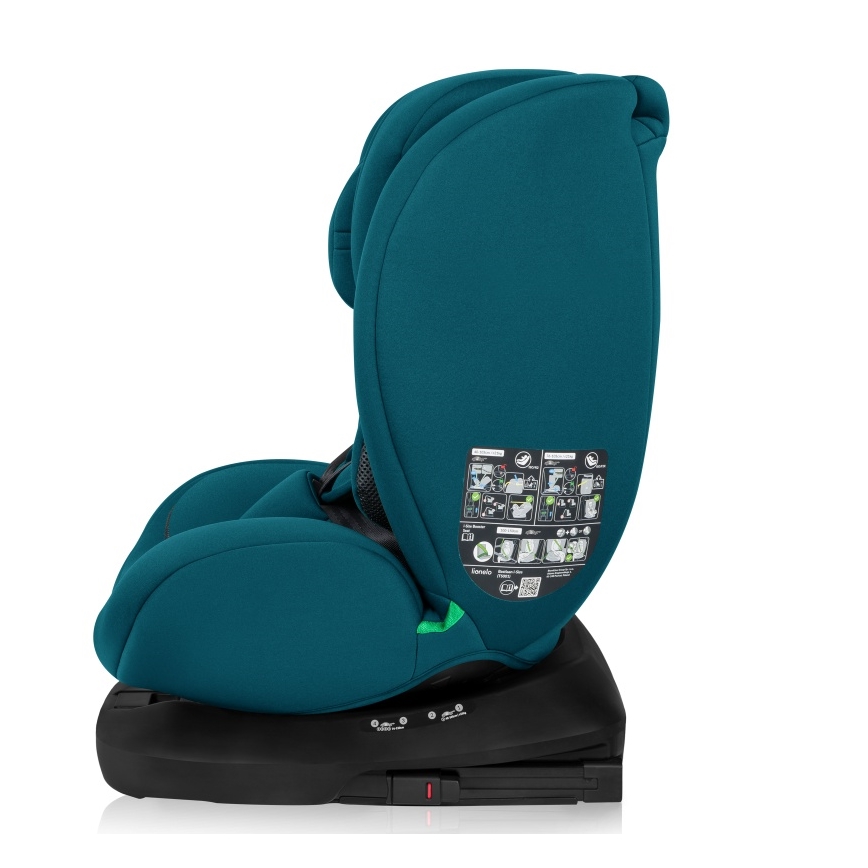 Lionelo - BASTIAAN i-Size Rotating Child Car Seat with Base, 40–150 cm, Blue Indigo
