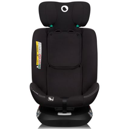 Lionelo - BASTIAAN ONE i-Size Rotating Child Car Seat with Base, 40-150 cm, Black Carbon