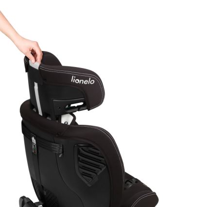 Lionelo - BASTIAAN ONE i-Size Rotating Child Car Seat with Base, 40-150 cm, Black Carbon