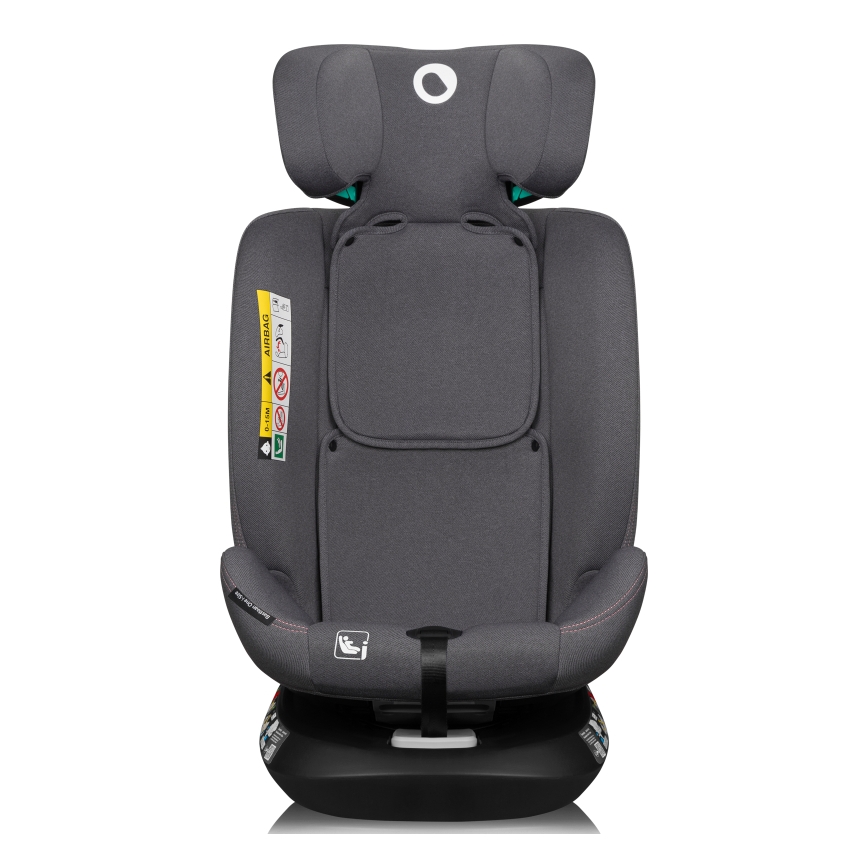 Lionelo - Swivel car seat with base BASTIAAN ONE i-Size 40-150 cm Pink Rose