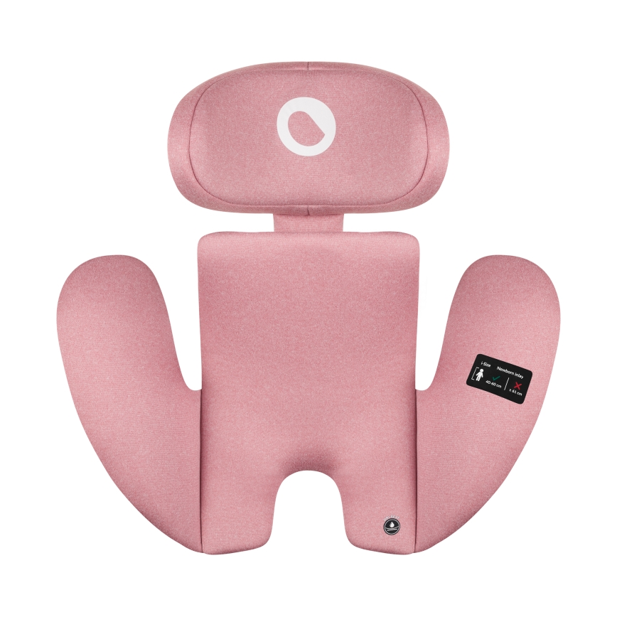 Lionelo - Swivel car seat with base BASTIAAN ONE i-Size 40-150 cm Pink Rose